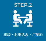 STEP.2　相談・お申込み・ご契約